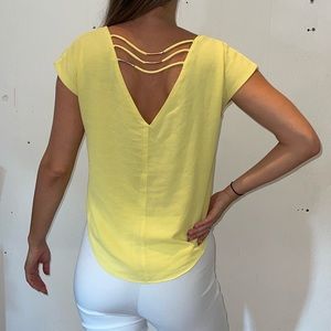 Yellow blouse